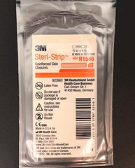 3M Steri-Strip Reinforced Skin Closures - 6mm x 100mm (5 Packs of 10) 50 Strips - Ideal for Large Wounds, First Aid Refill, Post-Op Care