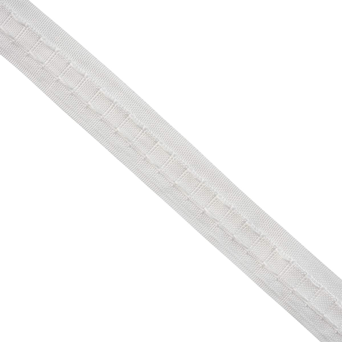 Realm White Pencil Pleat Curtain Header Tape, Detachable Curtain, Sizes 25mm 1 Inch, 50mm 2 Inch, 75mm 3 Inch (25mm / 1 Inch - 10 Metres)