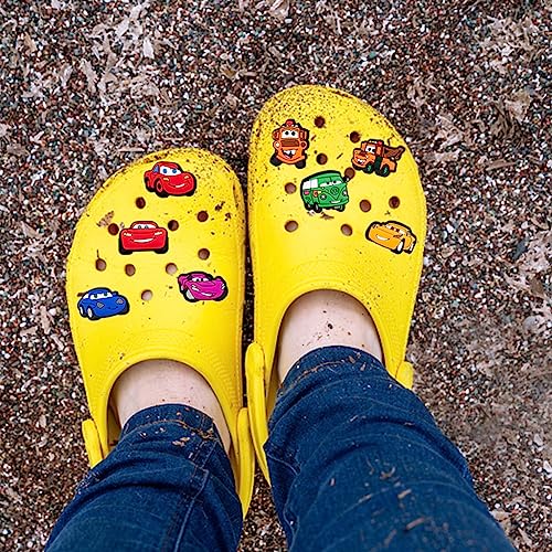 KODAA Car Shoe Charms Accessories Clog Shoes Decorations Cute Durable Water Proof Shoe Decoration PVC Shoe Charms Clog Car Shoes Decorations Car Shoe Accessories 20pcs