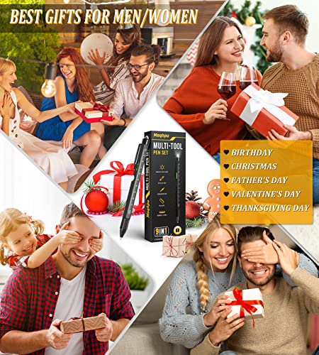 Maqhpu Gifts for Men Dad Gifts, Father's Day Gifts, 9 IN 1 Multi Tool Pen Gadgets for Men Gifts for Dad, Father's Day Gifts from Daughter/Son, Birthday Gifts for Him/Men, Grandad Fathers Day Presents