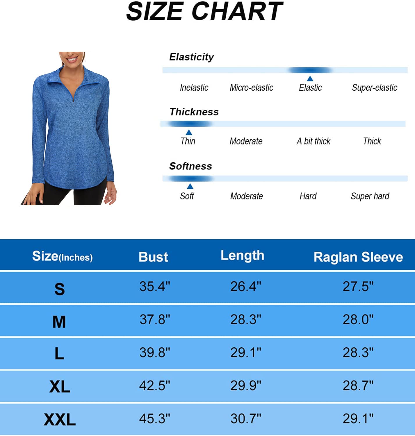 Long Sleeve Running Top Womens, Womens Sports Tops Casual Long Sleeve Zip Up Tops Womens Workout Gym Tops Exercise Tops Dark Blue