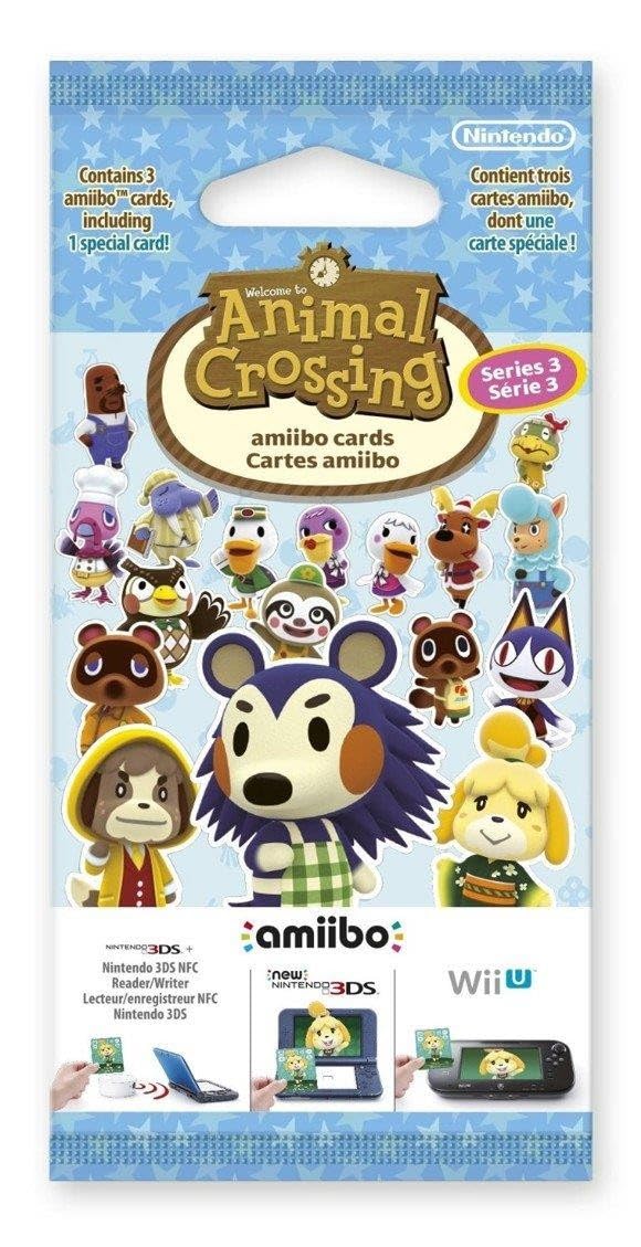 Paquet de 3 cartes : Animal Crossing - série 3 (1 carte and 2 standard)