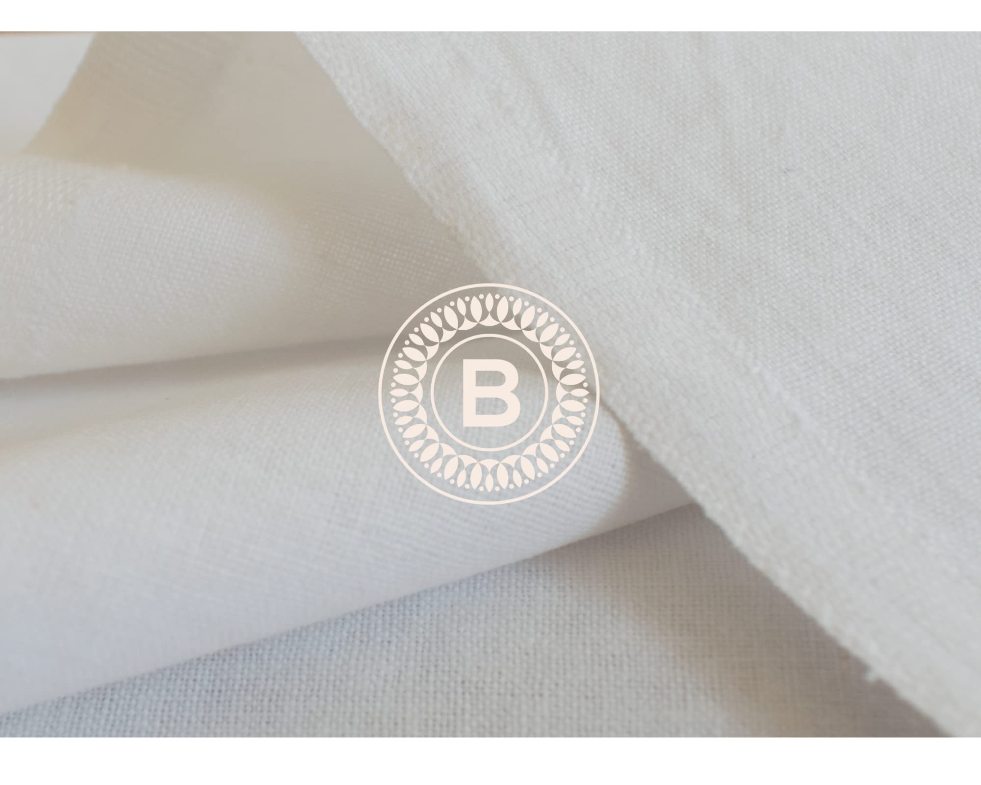 Plain White 100% Cotton Fabric for Arts & Crafts, Dressmaking, Quilting, Sewing, Bedding, Pillowcases, Bunting - 150 CM Extra Wide by BURLAS (White, 5 Metre)