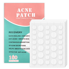 Rnitle Acne Patches[180 Pcs],Hydrocolloid Dressing Cover,Pimple Patches,Effectively Calms & Relieves Acne,Spot Treatment Pimple Stickers,Facial Care(12mm&8mm).