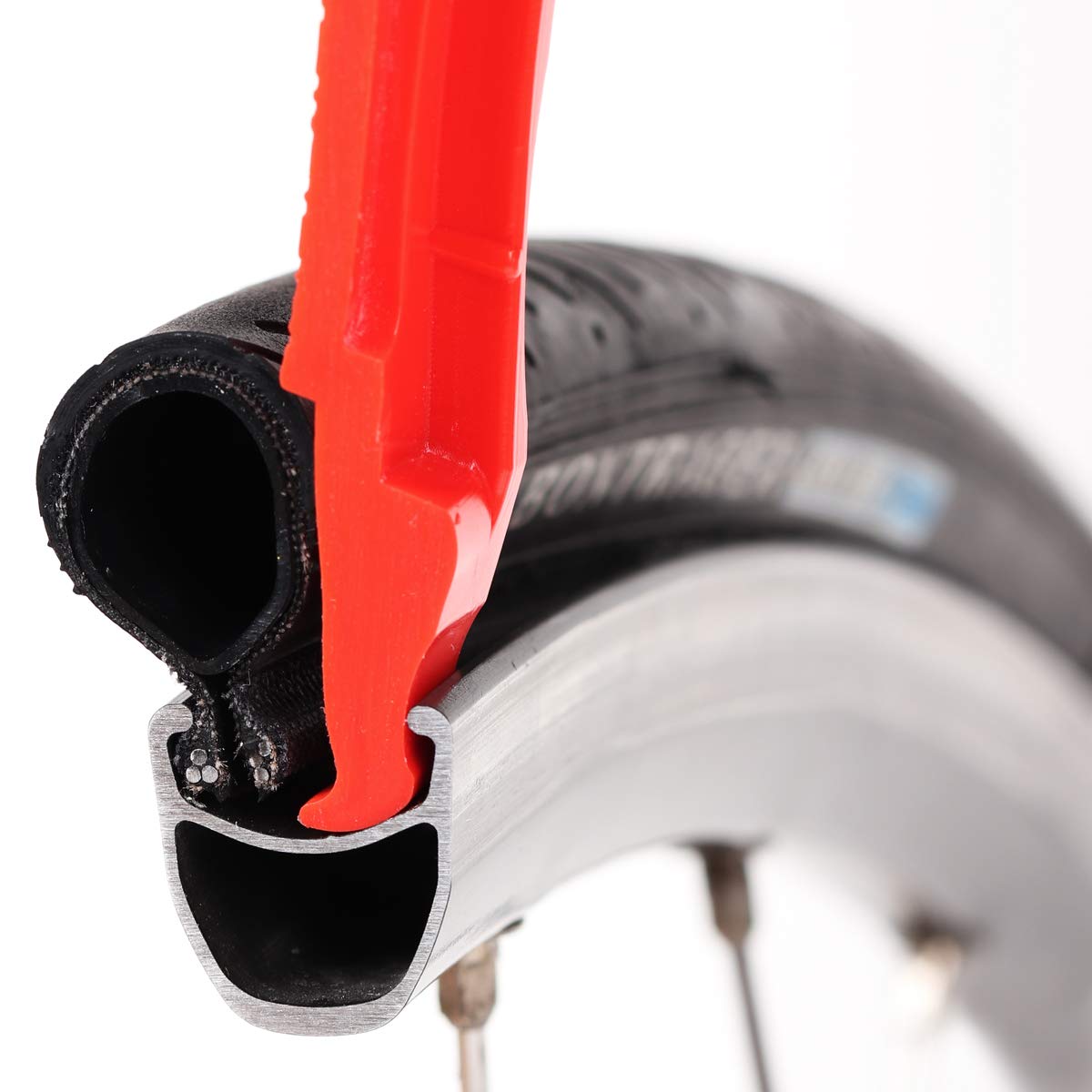 Gorilla Force   Ultra Strong Bike Tyre Levers   4 Pack   Lava Red