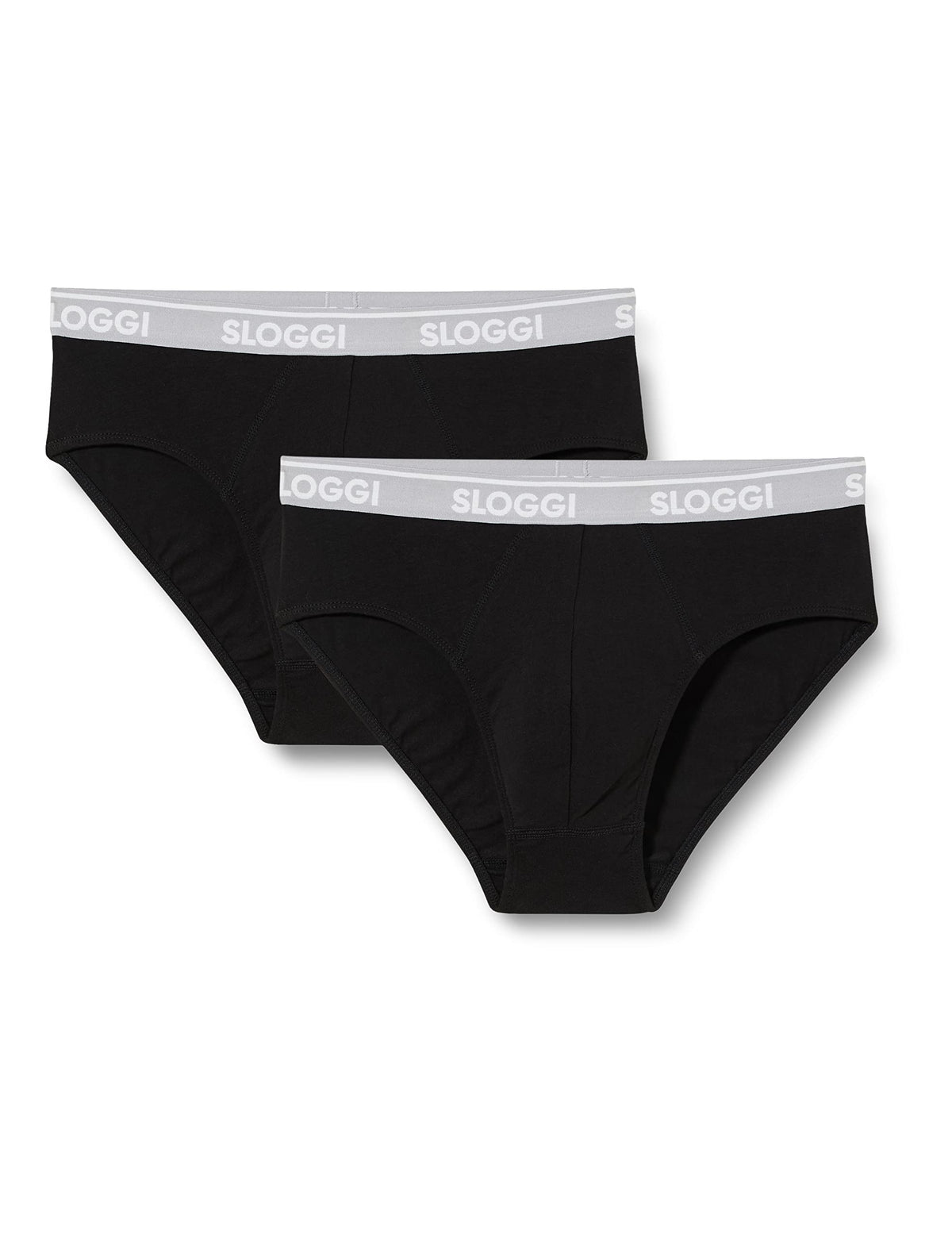 Sloggi Men's Go Abc H Midi Briefs, Black (Black 0004), XXL UK