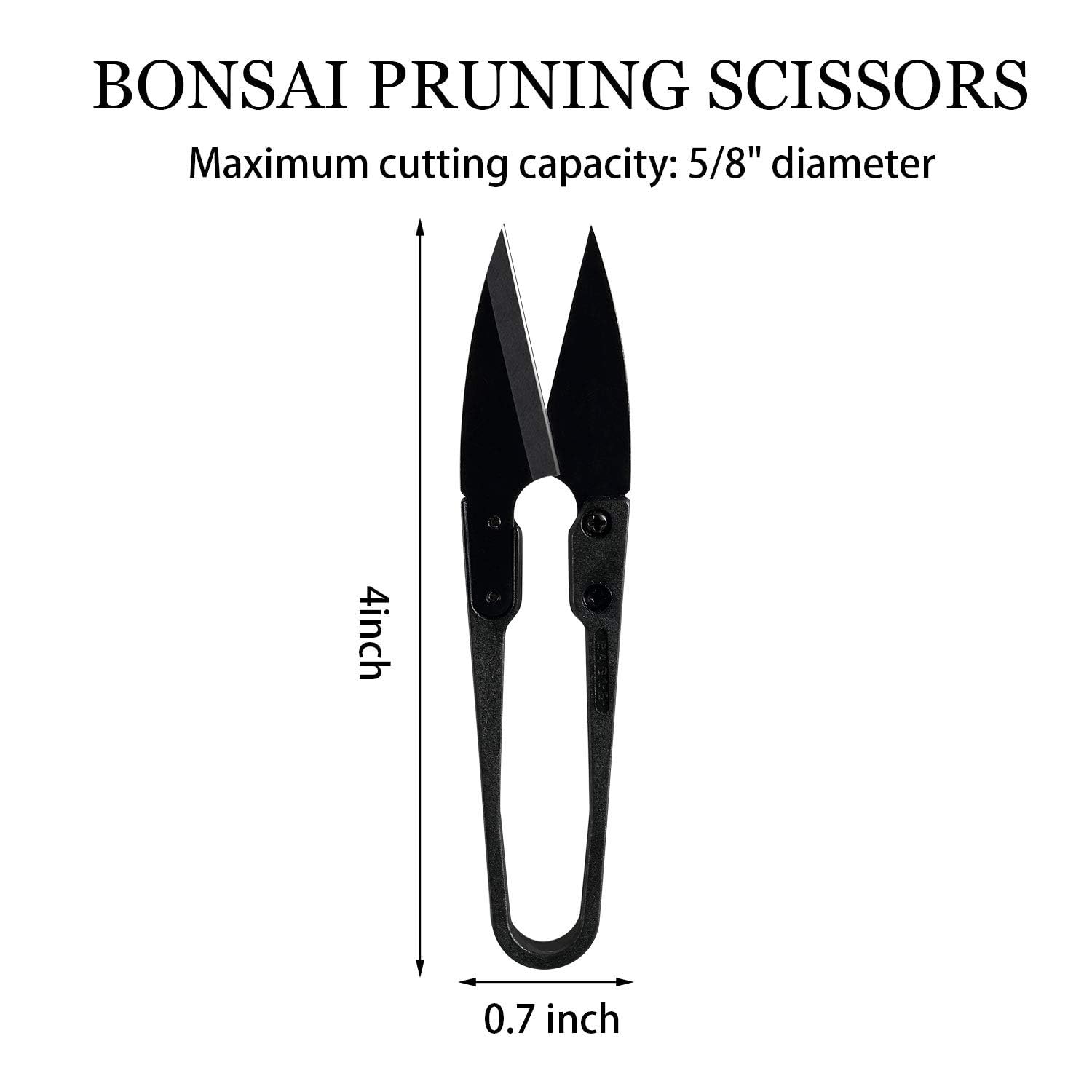 Pruning Scissors 1PCS, Small Pruner Shears, Bud Leaves Trimmer, Garden Shears for Plants, Gardening Clippers for Flower, Stainless Steel Bud and Bonsai Trimming Pruners Trimmers