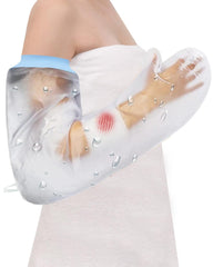 CureSquad Plaster Cast Waterproof Cover Arm, Waterproof Cast Cover Arm, Cast Cover for Shower Arm Cast Waterproof Cover, Soft Comfortable Arm Cast Cover for Swimming, Reusable Cast Protectors