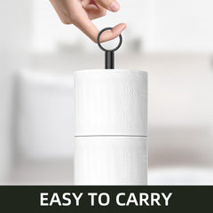 Toilet Roll Holder Free-Standing with Reserve Function, Vintage Toilet Paper Storage Holder, Stainless Steel Toilet Paper Holder Stand for Bathroom & Toilet Spare Rolls Storage