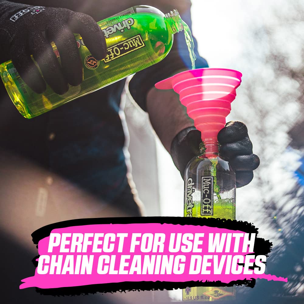 Muc-Off Drivetrain Cleaner, 750ml - Effective Bike Chain Cleaner and Chain Degreaser for Bicycle Cleaning - Bike Cleaner for MTB/Gravel/Road Bike Chains, yellow