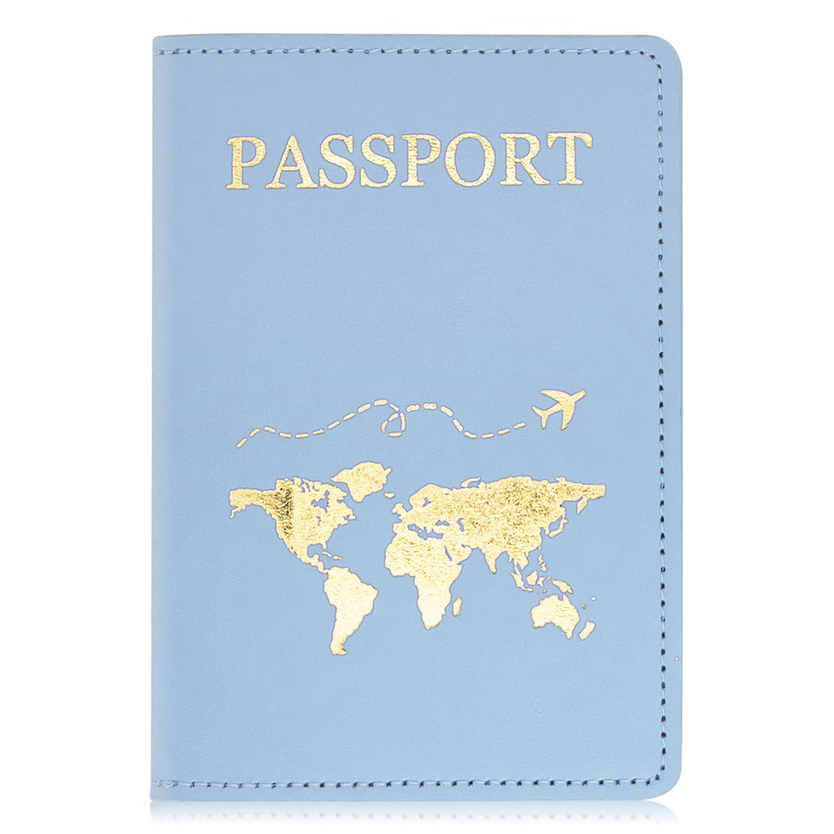 ALLY-MAGIC Passport Holder Cover, PU Leather Passport Cover Case Organiser with Wallet for Credit Card, Money, Business Cards, Passport, Boarding Passes for Women Men Y7PGHZJ