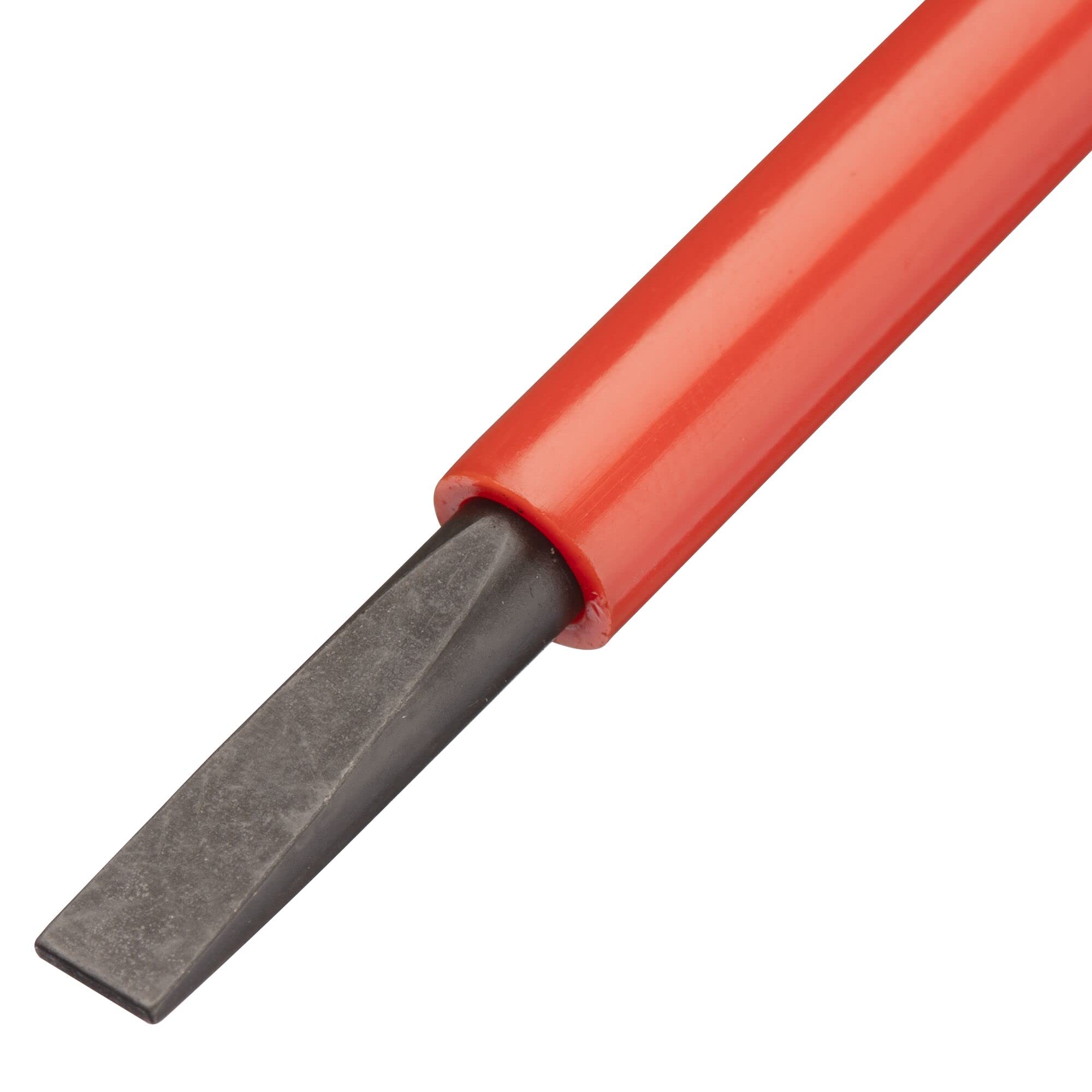 Stanley 0-65-412 Fat Max Screwdriver Insulated Slotted 4X100Mm-Red And Yellow