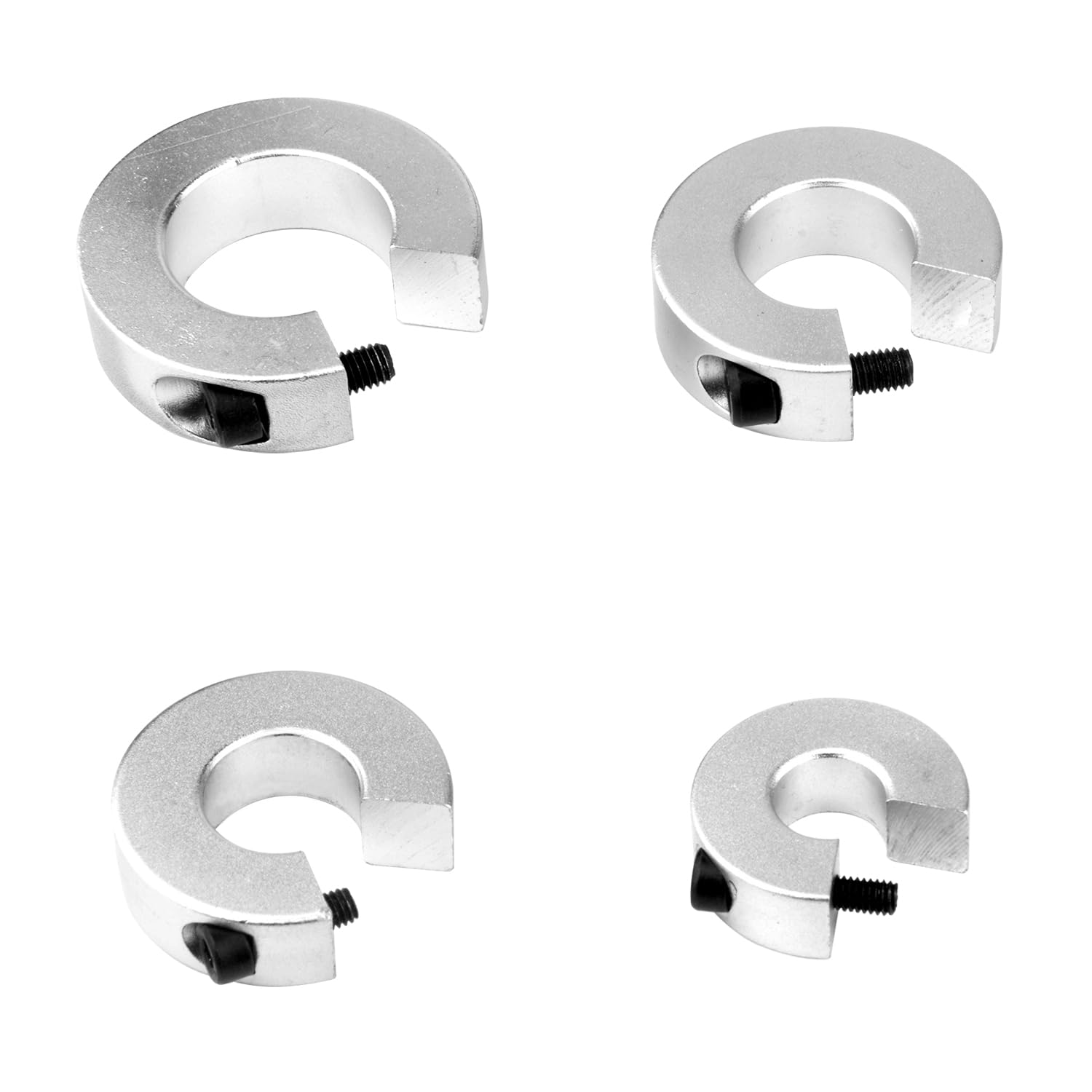 iYueMps 4 Pack SBR12 Stopper Block, Positioning Block,12mm SBR12 UU LUU Mounting Ring Linear Rail Stop Collar Fixing Ring (SBR12 Stop Collar)