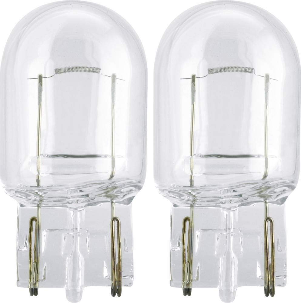 Philips 12065B2 Light Bulbs Glass Base W21W Pack of 2 in Blister Pack