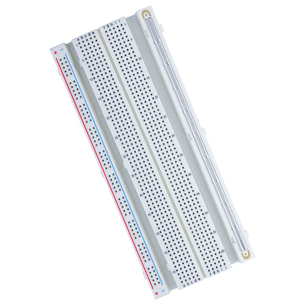 ELEGOO 3pcs MB830-102 Breadboard 830 Point Solderless Prototype PCB Board Kit for Proto Shield Distribution Connecting Blocks for UNOR3 MEGA NANO