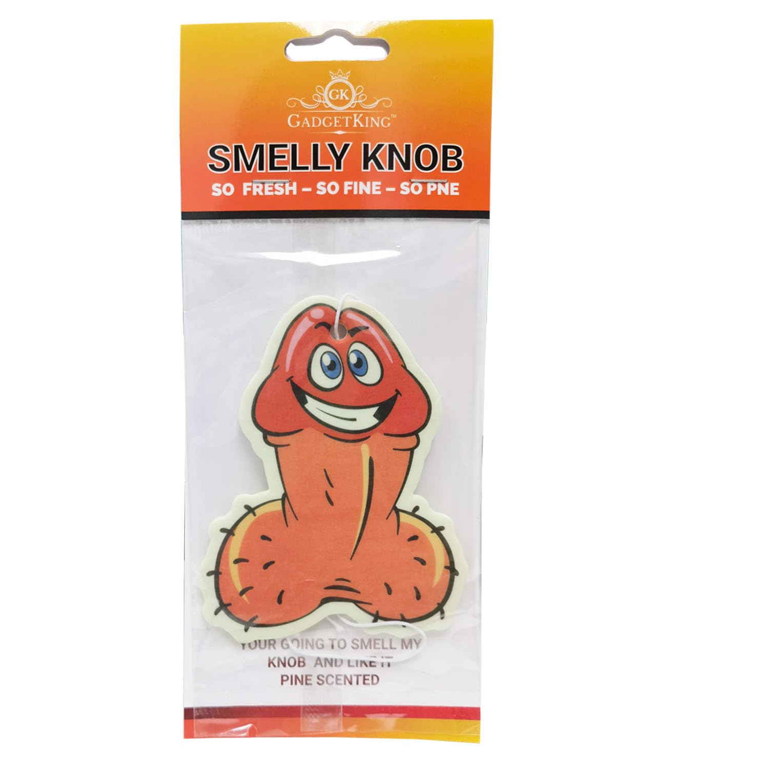 SMELLY KNOB Car Air Freshener Rude Gift For Him Boyfriend Husband Birthday Adult Fun Man Men Dad Christmas Stocking Filler Secret Santa Idea Girlfriend Wife Womens