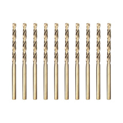 Meccion HSS Cobalt Jobber Drill Bit 10pcs 3.2mm Twist Drill Bit for Drilling Stainless Steel and Metal