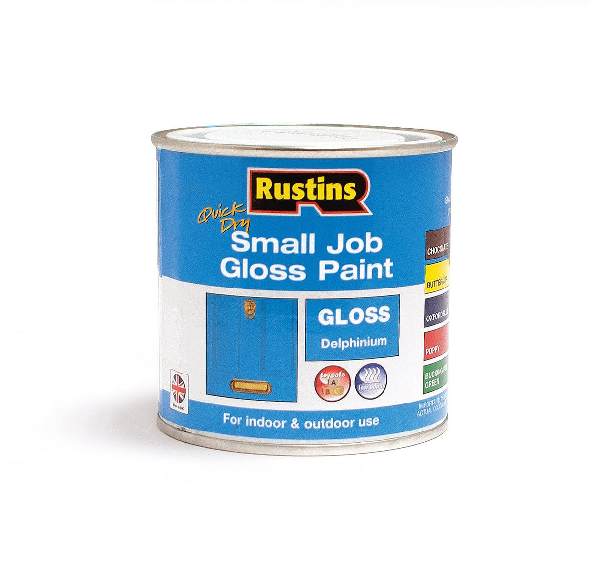 RUSTINS Small Job Gloss Paint Delphinium 250ml