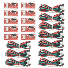 WMYCONGCONG 10 PCS Endstop Mechanical Limit Switch with Cable Compatible with 3D Printer Mega 2560 Limit Switch