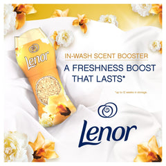 Lenor In-Wash Laundry Scent Booster Beads, 570g, Gold Orchid, A Boost Of Freshness For Up To 12 Weeks In Storage