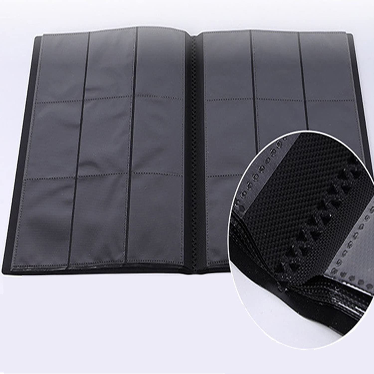 360 Pockets Trading Cards Album - 9 Pocket Trading Card Album, Card Holder for Cards Card Binder Album 360 Pockets with Elastic Strap, Game Card Storage Folder 20 Pages 9 Pocket Waterproof Booklet