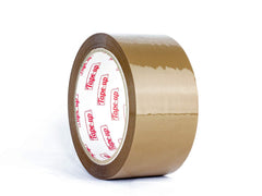 Tape-up Extra long Packing/ Parcel Tape Single roll   1 roll   48MM x 66M  Strong, Thick and Secure   Water resistant   Packing cartons   Moving homes   Packaging tape (Brown)