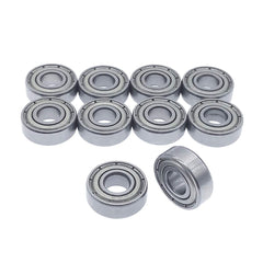 ExcInter 10Pcs ZZ696 6 * 15 * 5mm Deep Groove Ball Bearings Miniature Sealed High-speed Low-noise High-precision Corrosion Resistant Stainless Steel