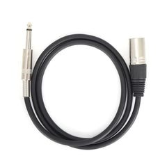 XLR Male to 1/4 Inch (6.35mm) TRS Jack Lead Balanced Signal Interconnect Cable 1/4 inches to XLR Patch Cable for Microphone Speaker Stage DJ(300CM)