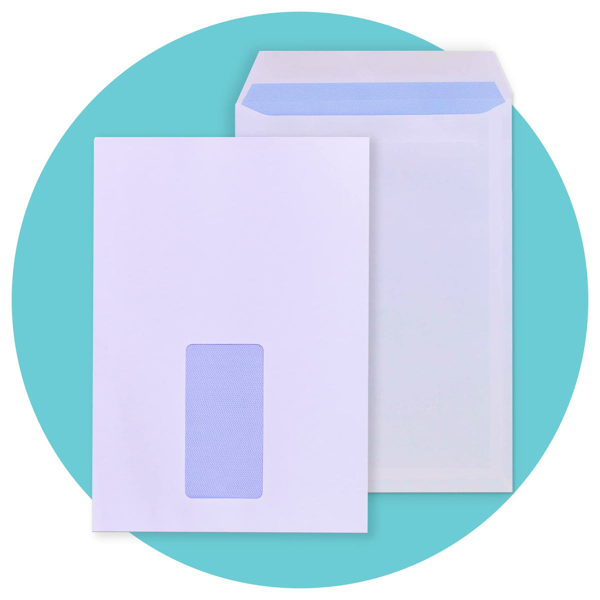 Triplast 20 x C5 Window Self Seal Security Envelopes (Size: 229x164mm)   Address Window, Self Sealing & Printer Safe Mailing Paper Envelopes   Ideal for Everyday Home, Office & Commercial Use,White