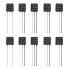 AUKENIEN 10 Values 100pcs 78L05 78L06 78L08 78L09 78L12 78L15 78L24 79L05 79L12 79L15 TO-92 Three-Terminal Regulated Power Voltage Regulator