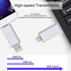 USB Stick 64 GB, Metal USB 3.0 Flash Drive, Waterproof and Dustproof USB Flash Drive 64 GB Mini Memory Stick, Portable USB Flash Drive, for PC, Laptop, Computer