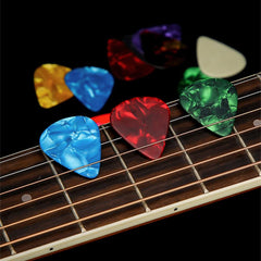 20 PCS Guitar Picks, 4 Different Thickness Colorful Guitar Pick Non-slip Plectrums for Electric, Acoustic, or Bass Guitar Includes 0.46mm 0.71mm 0.96mm 1.2mm