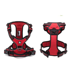 TrueLove Dog Harness TLH5651 No-pull Reflective Stitching Ensure Night Visibility, Outdoor Adventure Big Dog Harness Perfect Match Puppy Vest Now Available (Red,XS)