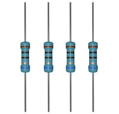 iLAN 100pcs 680 ohm Resistor 1/4w (0.25 Watt) ±1% Tolerance Metal Film Fixed Resistor (680 ohm)