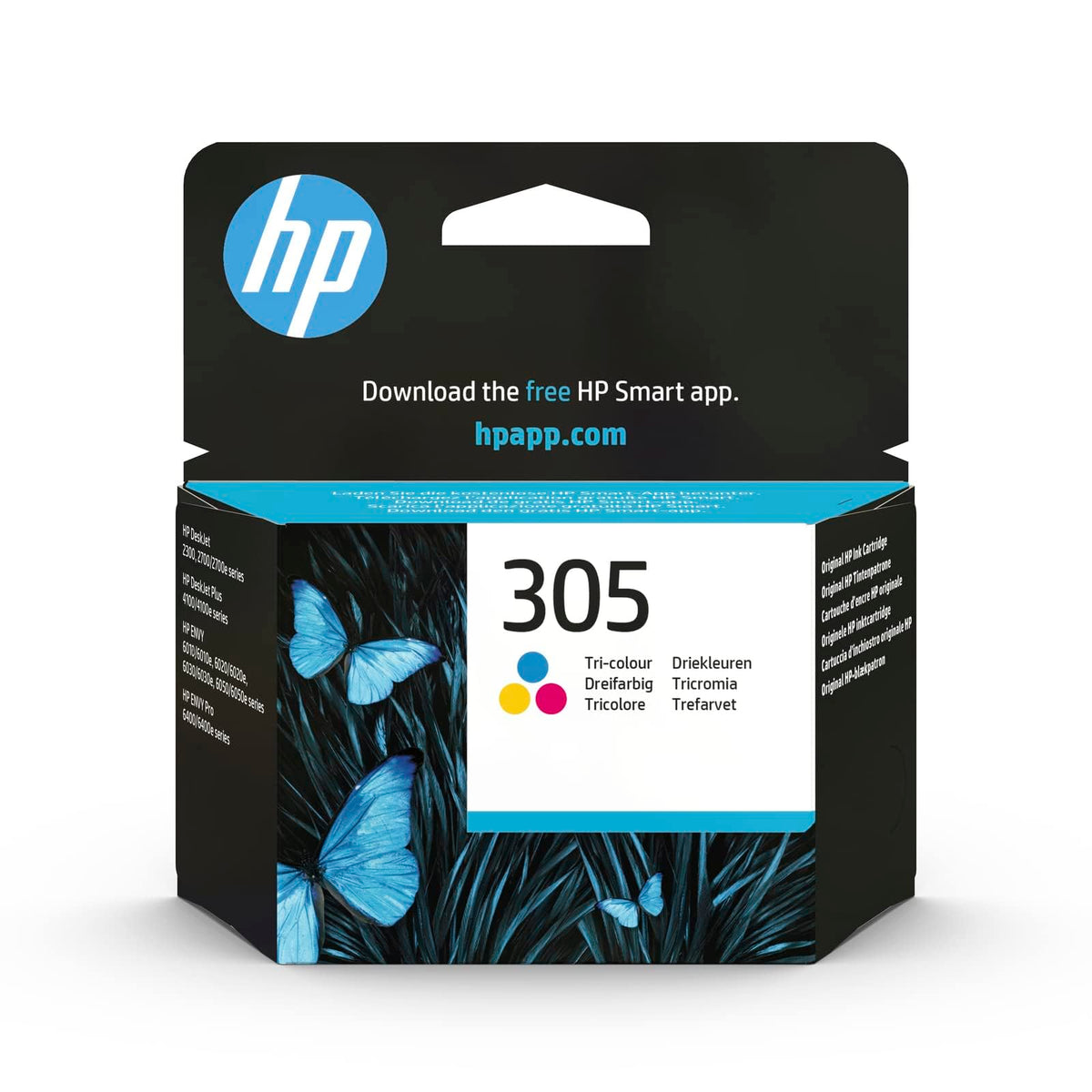 HP 3YM60AE 305 Original Ink Cartridge, Tri-Colour, Single Pack