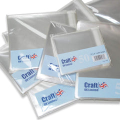 Craft UK 1019 4x4 inches cello bags, 50 Count (Pack of 1)