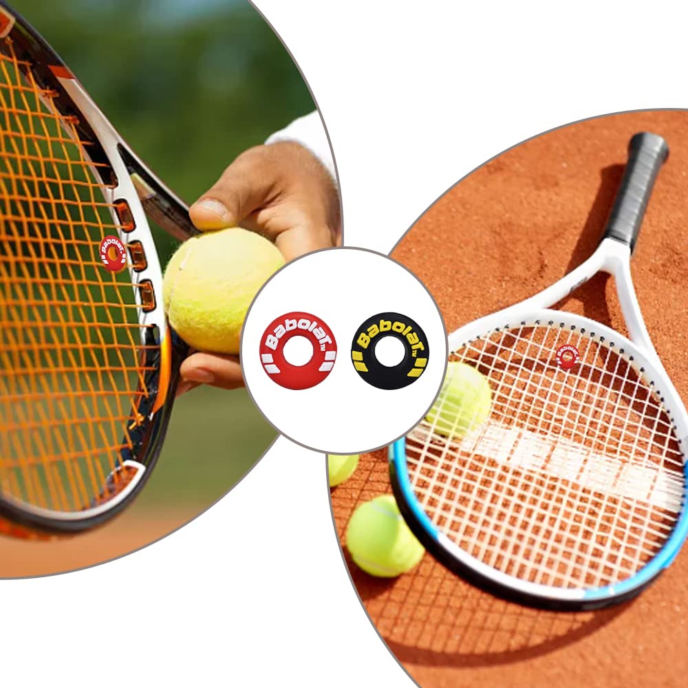 4 Pcs Tennis Racquet Vibration Dampeners Silicone Tennis Racquet Shock Absorbers Tire Shape Tennis Racket Dampeners for Tennis Training Competition