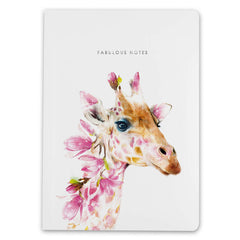 Lola Design - Wildlife Botanical Journal Notebook - Giraffe A5 Notebook - Beautiful Stationery