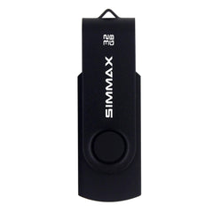 SIMMAX 32GB USB Flash Drives 2 Pack 32GB Memory Stick Swivel Design Thumb Drive USB Stick (32GB Black Red)