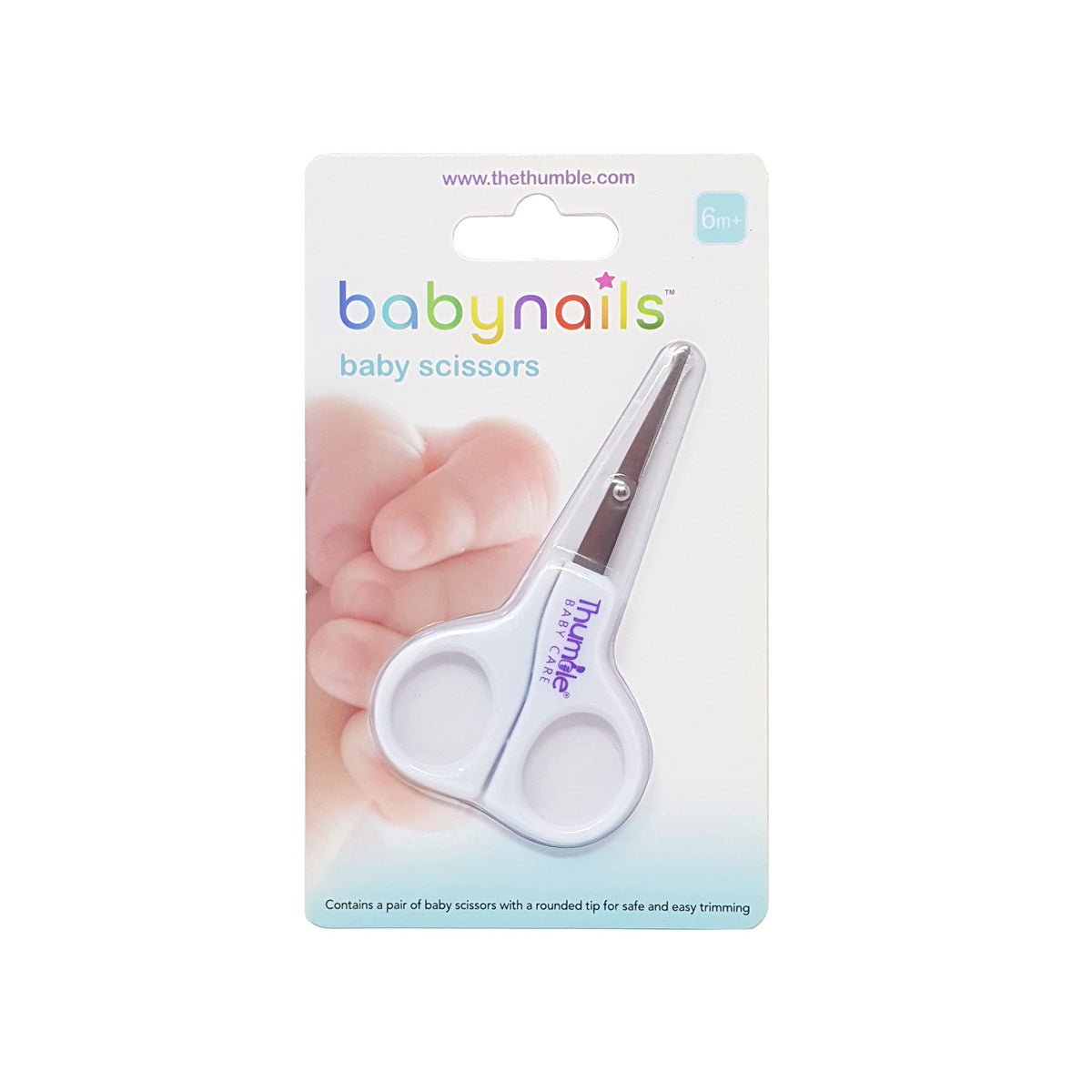 Baby Nails® Baby Scissors White