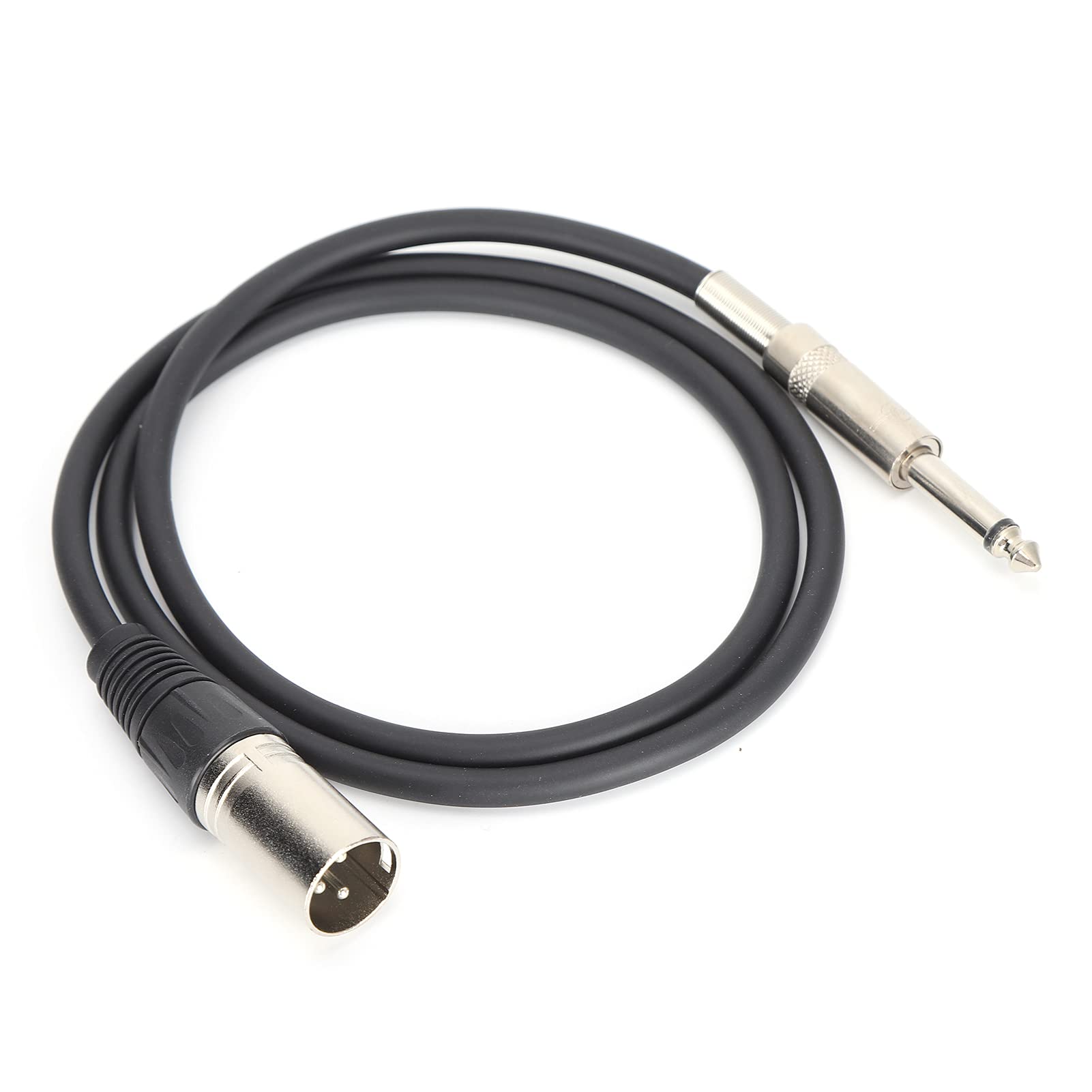 XLR Male to 1/4 Inch (6.35mm) TRS Jack Lead Balanced Signal Interconnect Cable 1/4 inches to XLR Patch Cable for Microphone Speaker Stage DJ(300CM)