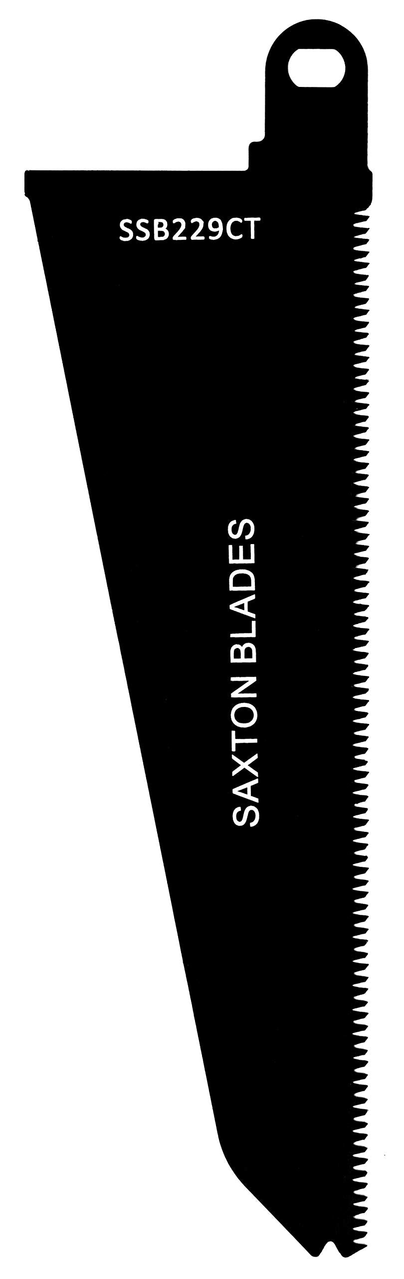 Saxton SSB229CT Wood & Plastic Blade Compatible with Black and Decker Piranha Scorpion Saws