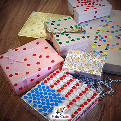 8mm Blue Dot Stickers Colour Sticker Dots Coloured Sticky Dots Easy Peel Self Adhesive Circle Stickers Labels for Colour Coding Calendar Scrapbooks & Organising (Blue - 5 Pack - 2450 Stickers)