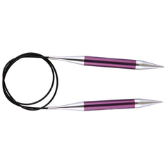 KnitPro KP47138 Zing: Knitting Pins: Circular: Fixed: 80cm x 10.00mm, Aluminium, Multi-Colour, 10mm