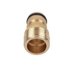 2 Pack Brass Garden Hose Tap Connector,1/2 inch Brass Male Threaded Tap Connector for Hose Pipe,Copper 1/2 inches BSP Hose Connector Male Watering Fittings for Threaded Faucet Adapter Quick Connector