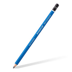 STAEDTLER 100 G12 Mars Lumograph Graphite Pencils For Drawing & Sketching - Assorted Degrees, 6B-4H (Tin Of 12 Pencils)