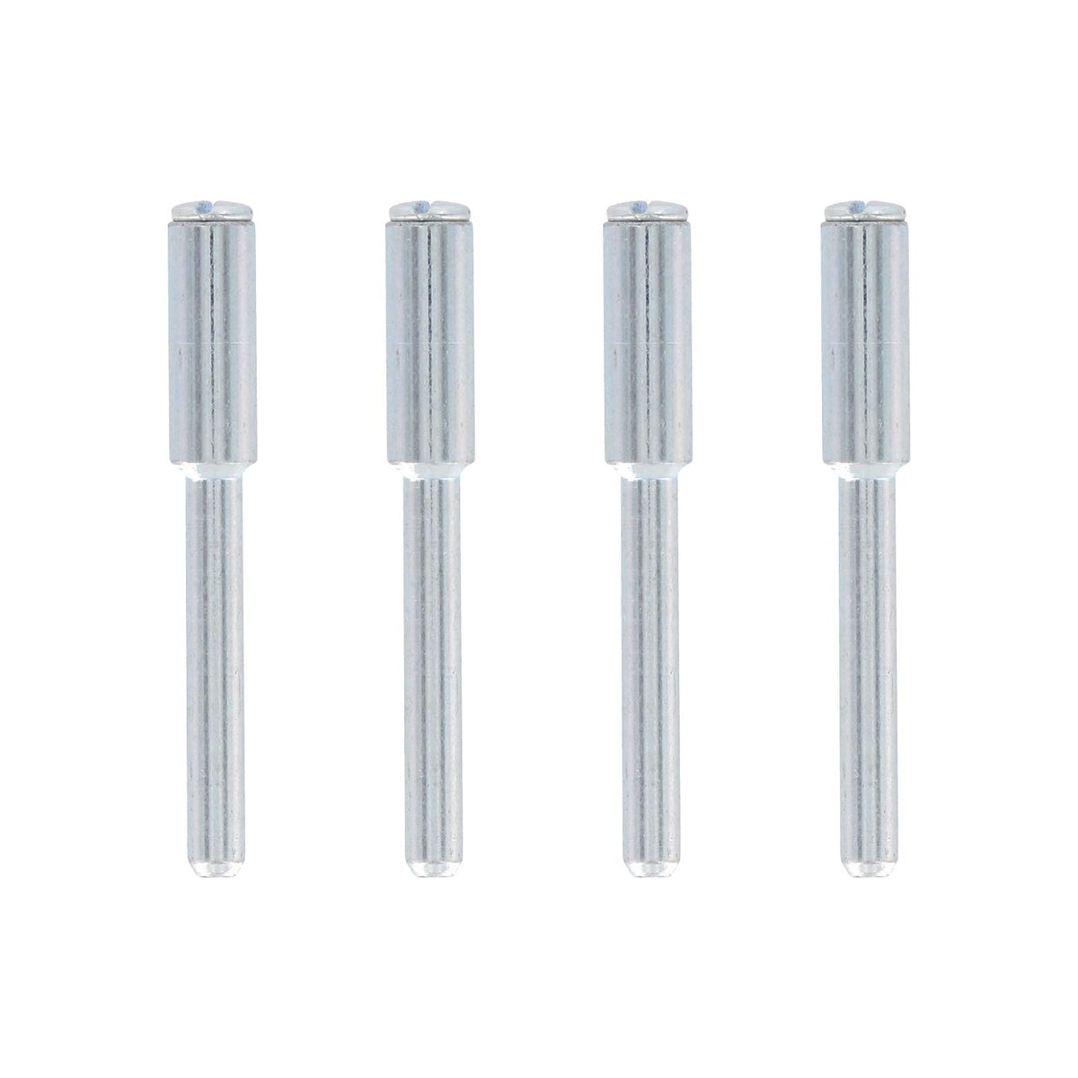 Dremel 402 Mandrel Multipack, 4 Mandrels with 3.2 mm Shank Diameter for Polishing Wheels and Cut-Off Wheels