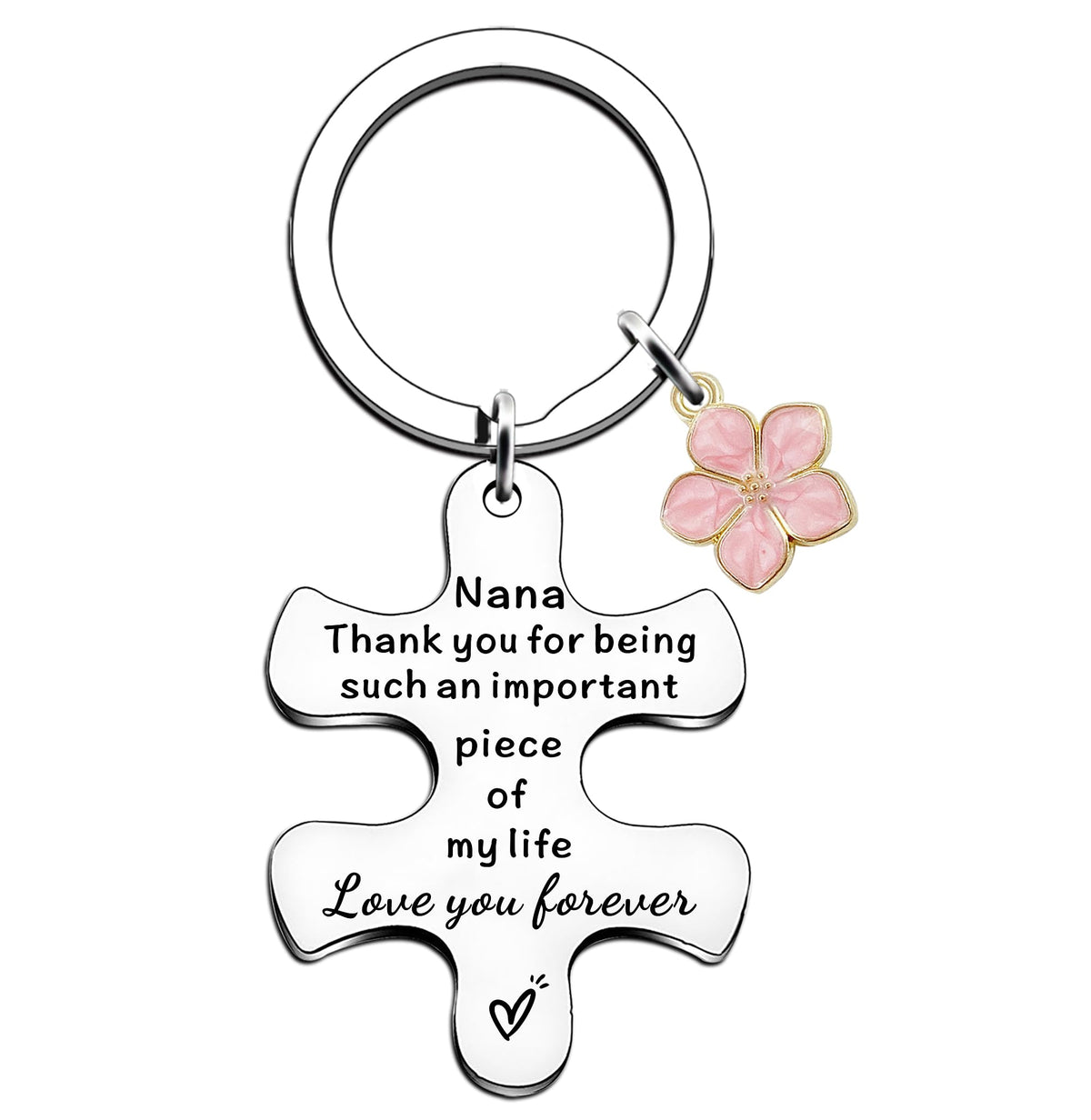 SDOFY Nana Gifts Nana Birthday Gifts Nana Mothers Day Christmas Gifts for Nana Keyring Keychain