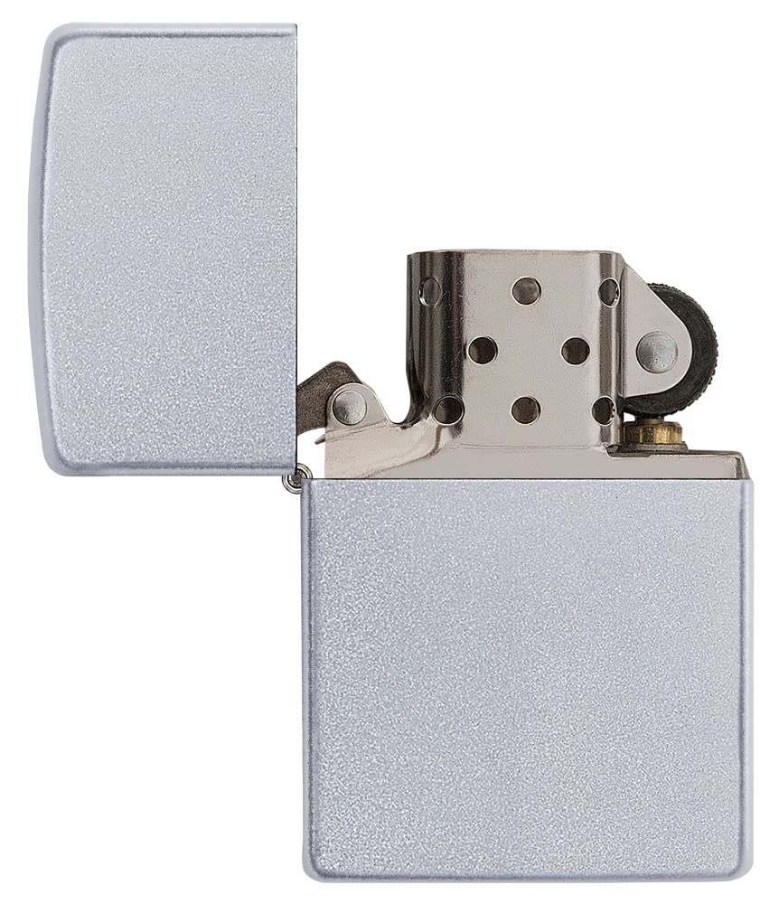 Zippo Satin Chrome Lighter