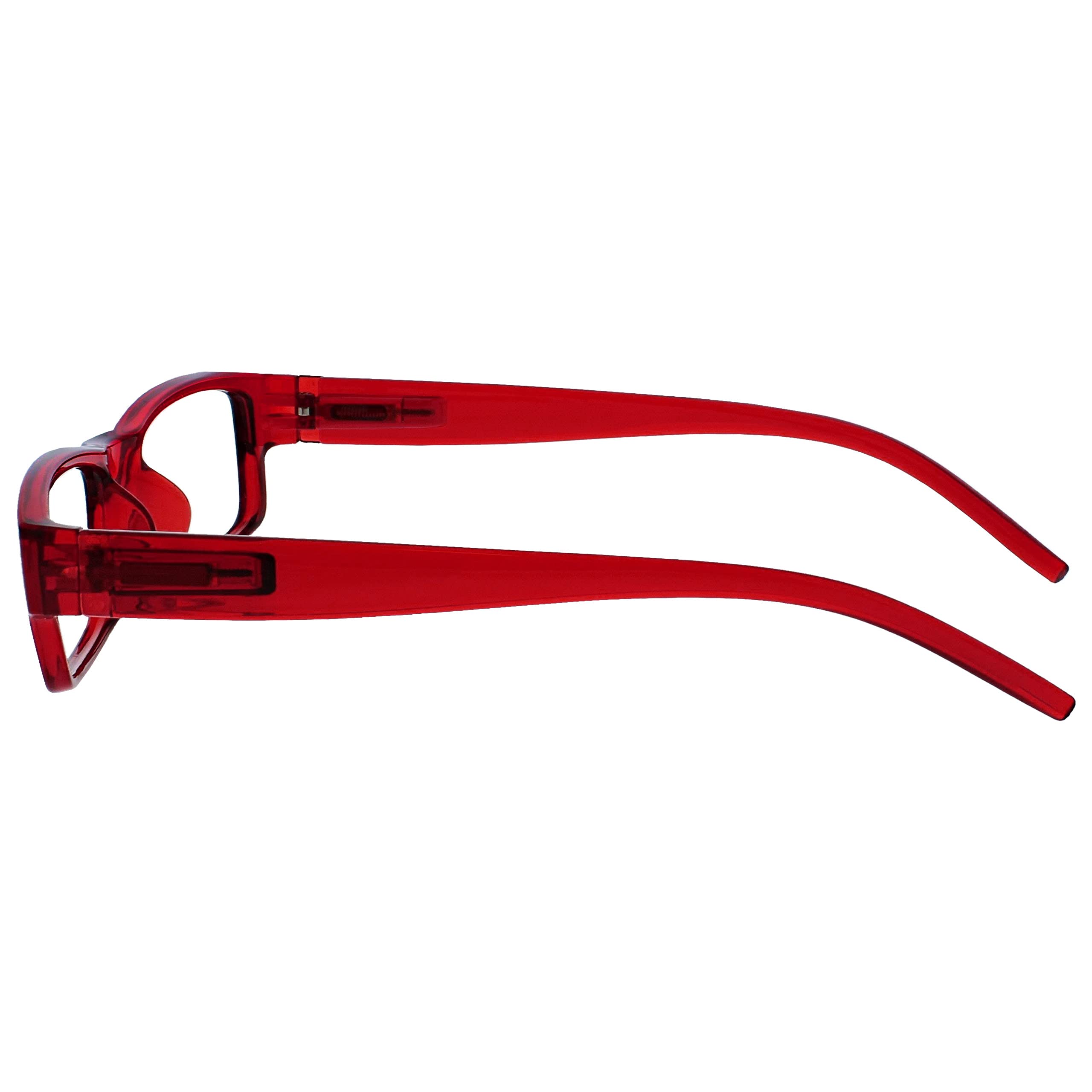 The Reading Glasses Company Red Lightweight Comfortable Readers Value 2 Pack Mens Womens RR32-Z and3.50